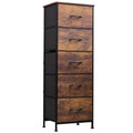 5 Drawer Rustic Brown Dresser R237