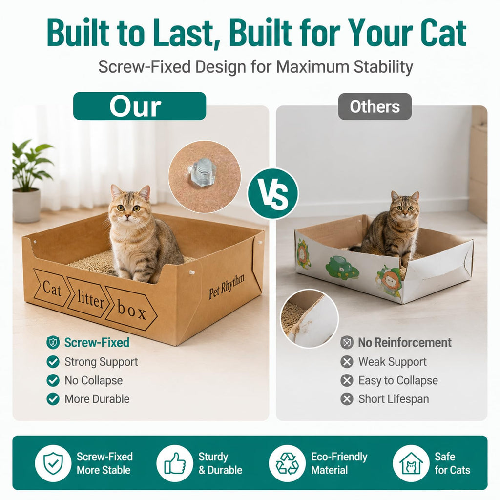 Disposable Cat Litter Box 3 Pack D213