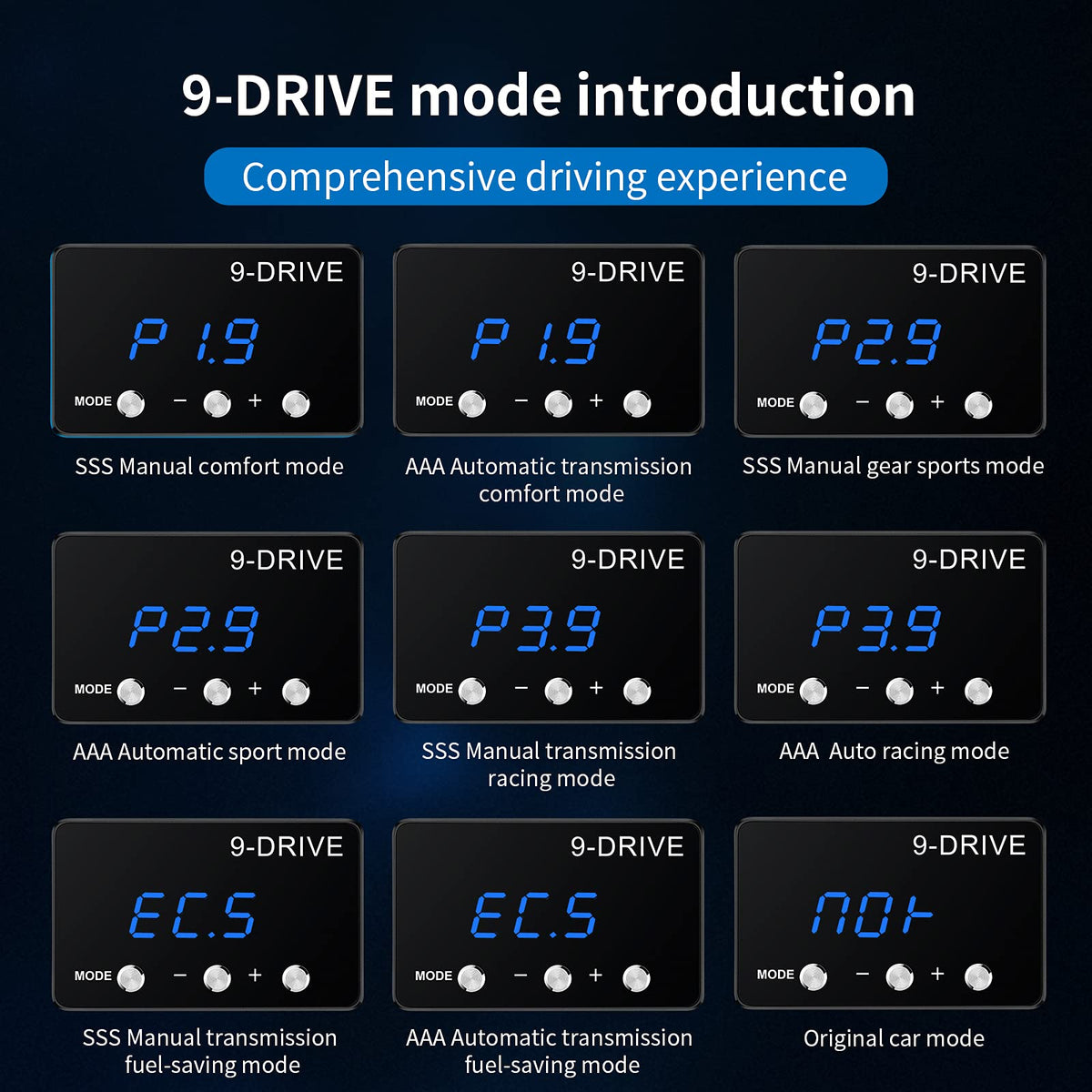 9 Drive Modes Electronic Accelerator Z20757