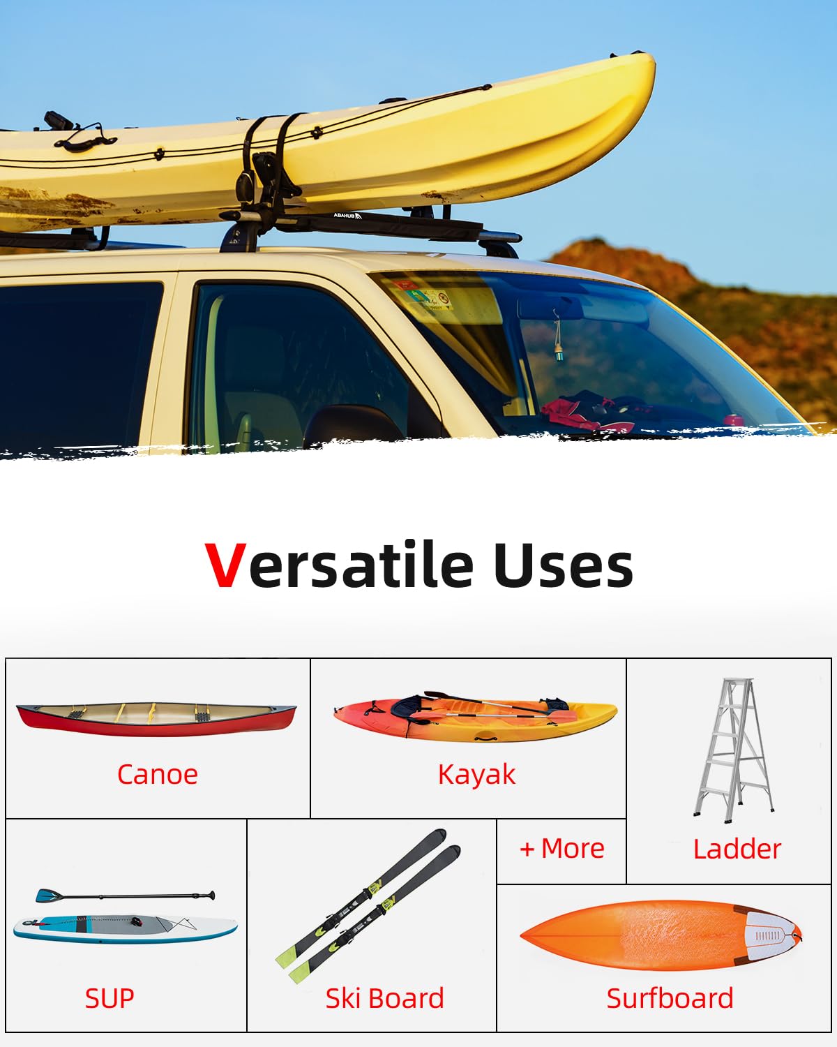 Soft Roof Rack Pads 30 Inch X87558