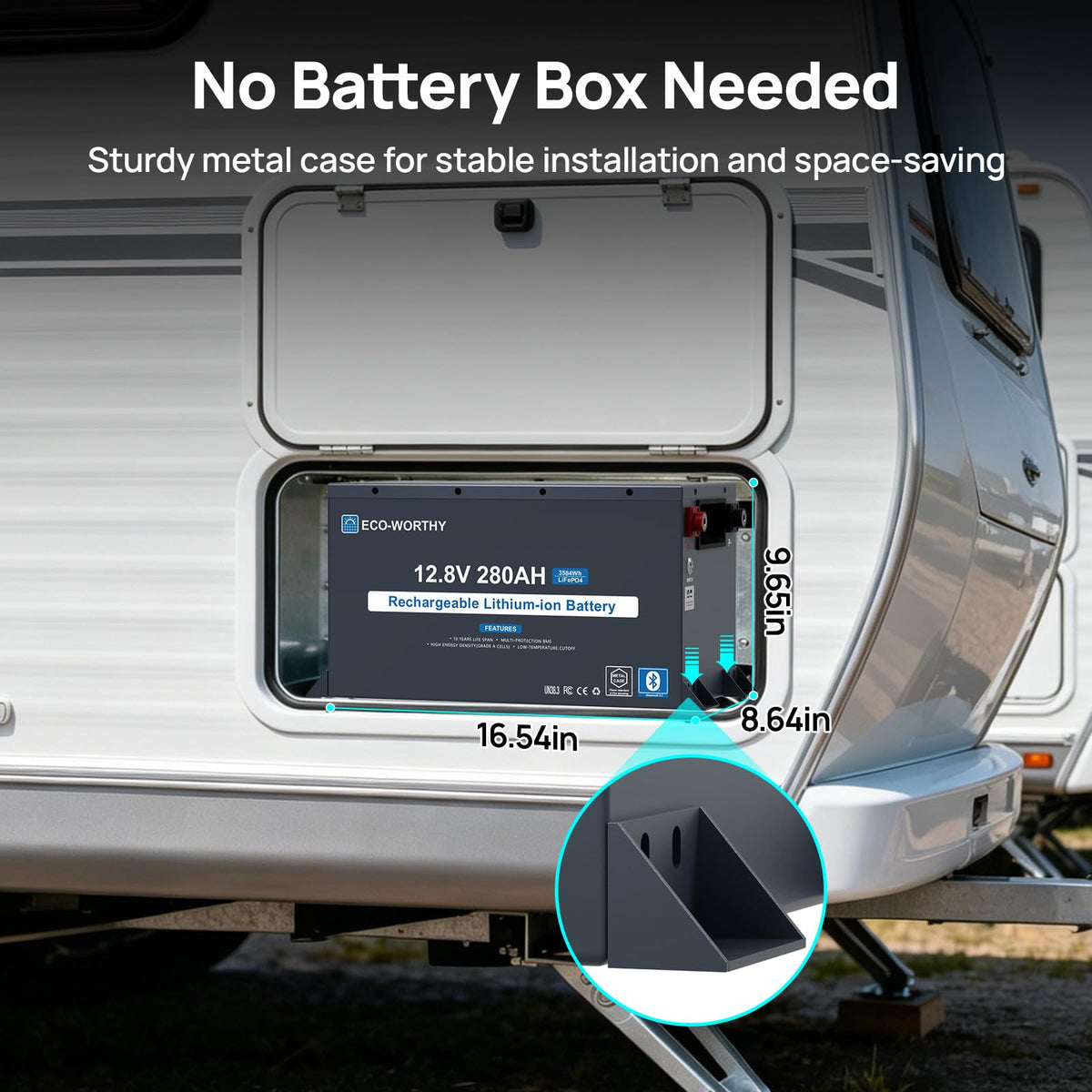 12V 280Ah LiFePO4 Lithium Battery S71097
