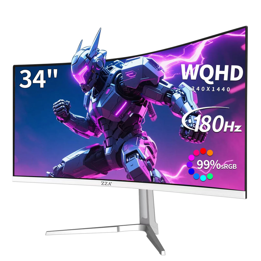 34 Inch Curved 1500R WQHD 180hz VA Gaming Monitor R786516
