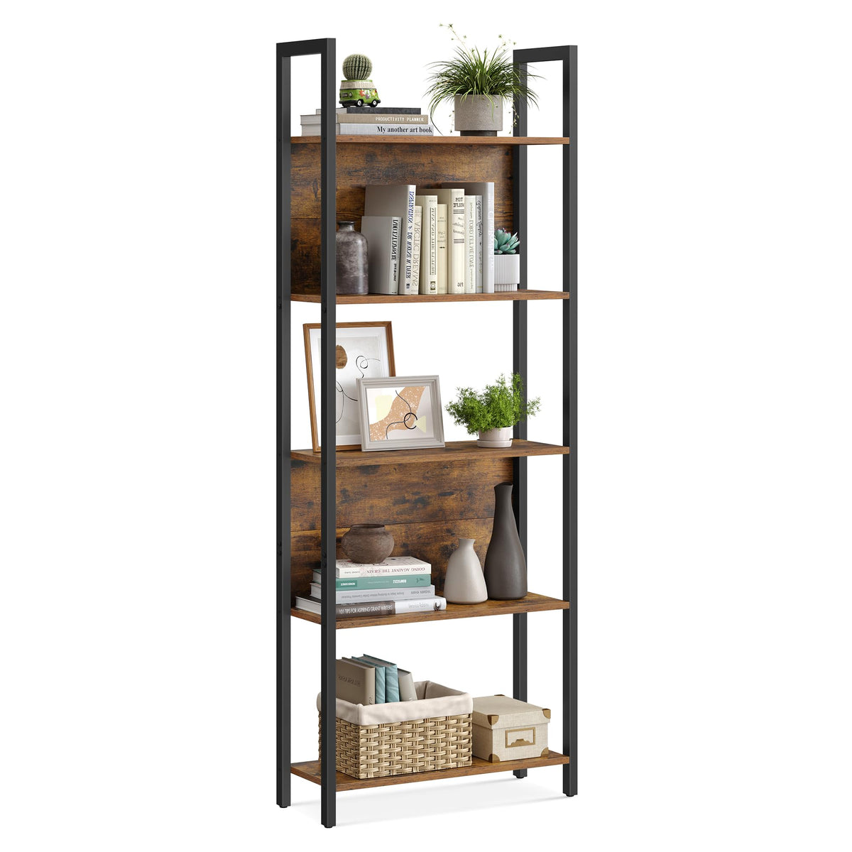 5 Tier Free Standing Bookshelf B721718