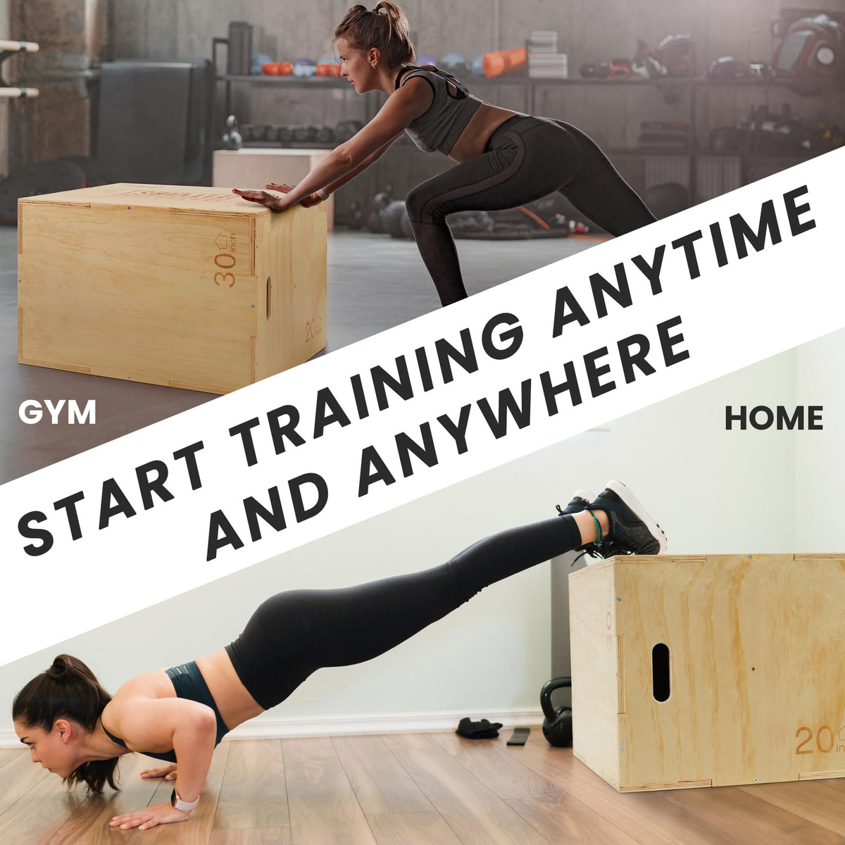 Wooden Plyo Box 30" x 24" x 20" S4894