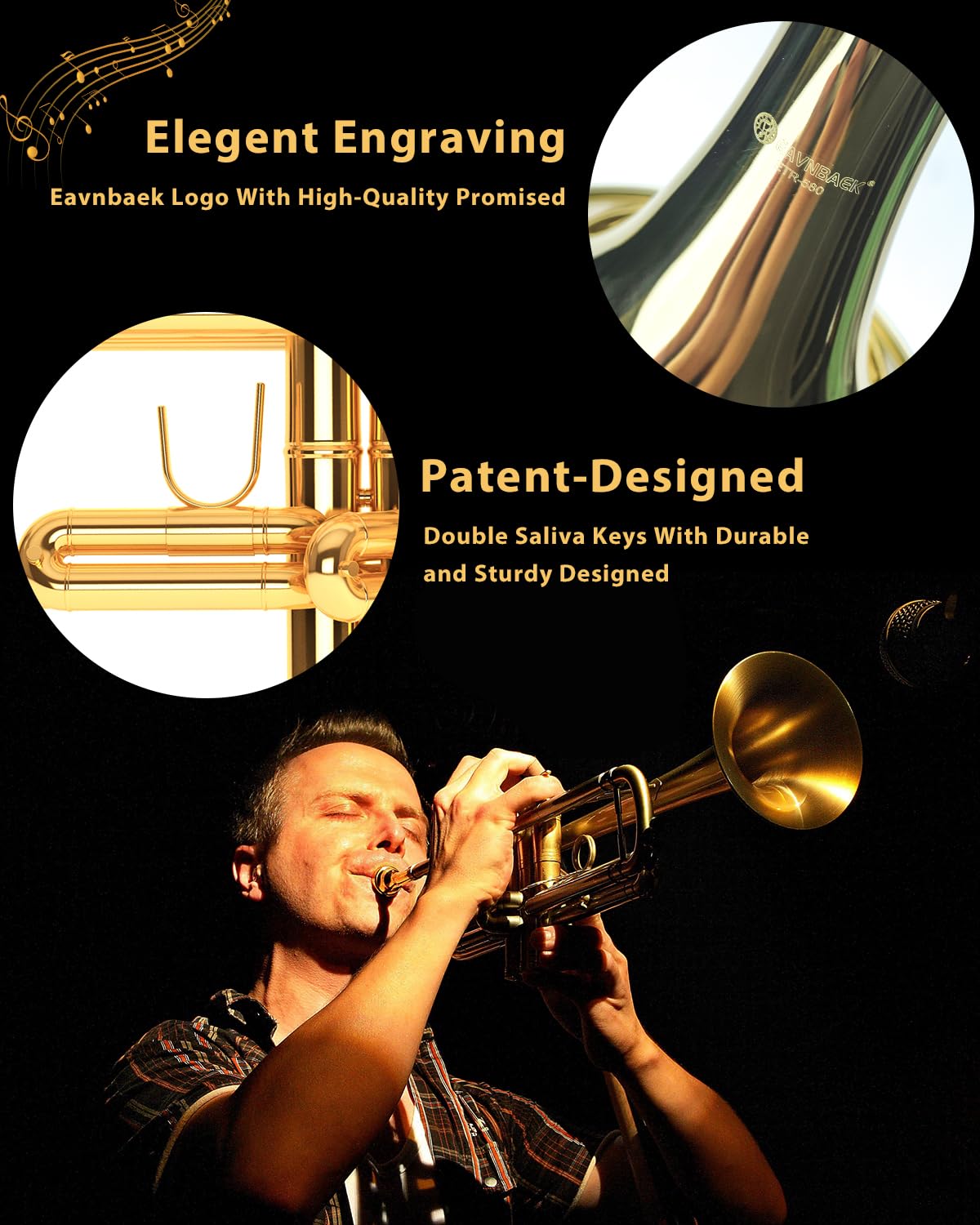 Standard Brass Trumpet Set B590