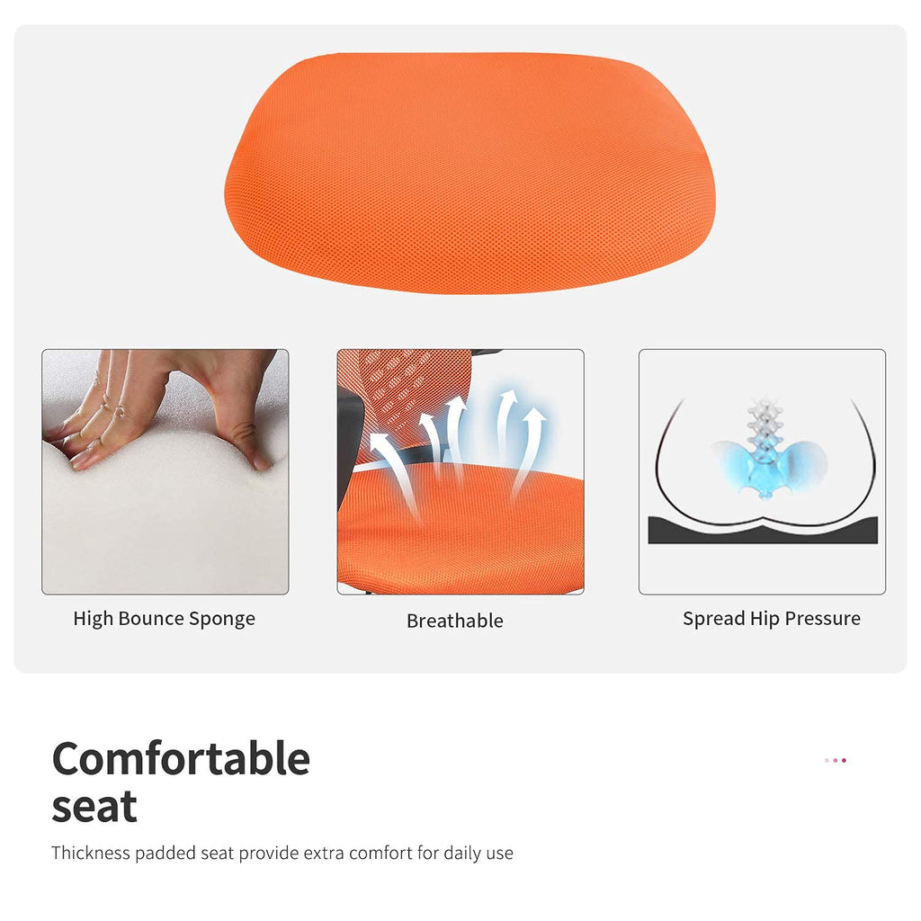 Orange Ergonomic Mesh Office Chair Q5015