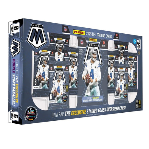 2025 Mosaic Football Trading Card Box Oversized Card Y14068