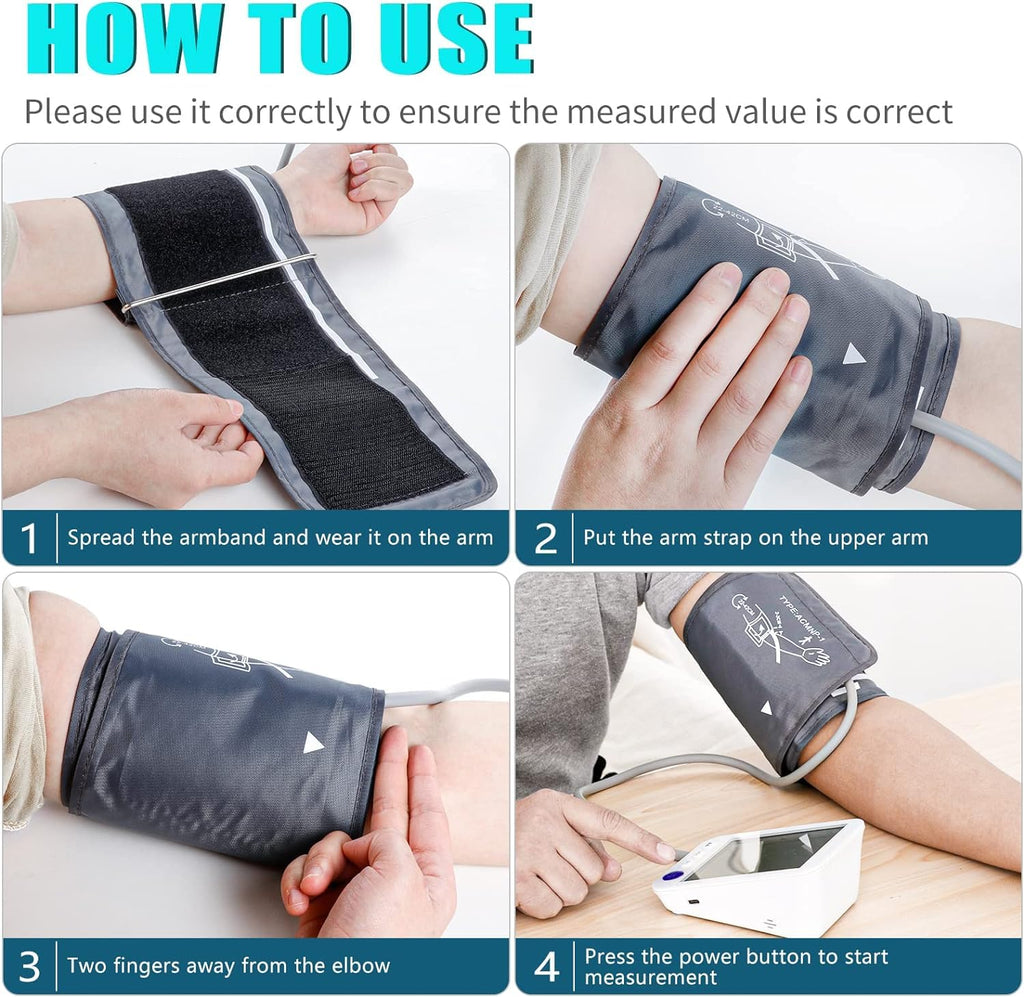 Blood Pressure Monitor Upper Arm Large Cuff F202