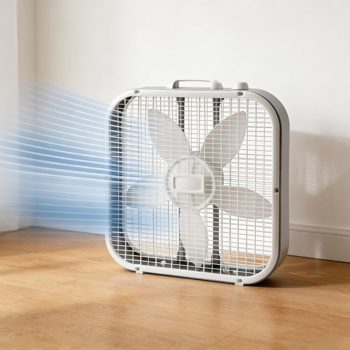 20" Classic Box Fan, 3 Speeds, White F8972