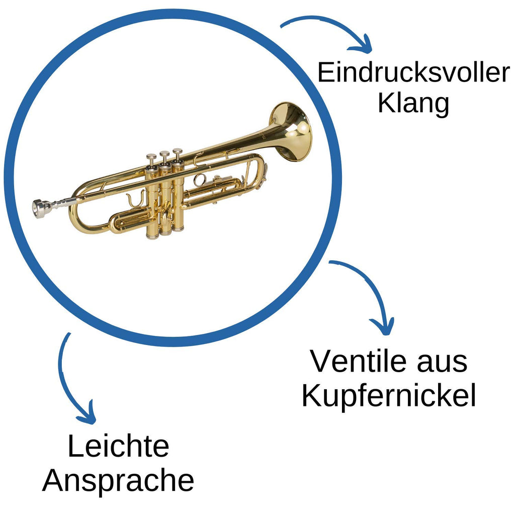 Bb Trumpet with Mouthpiece and Case W8731