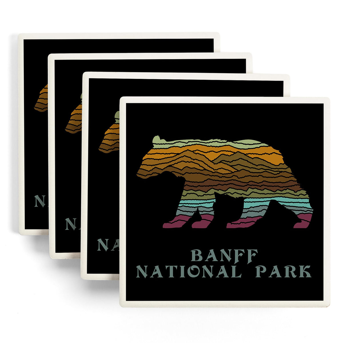 Ceramic Coasters Set of 4 P624757