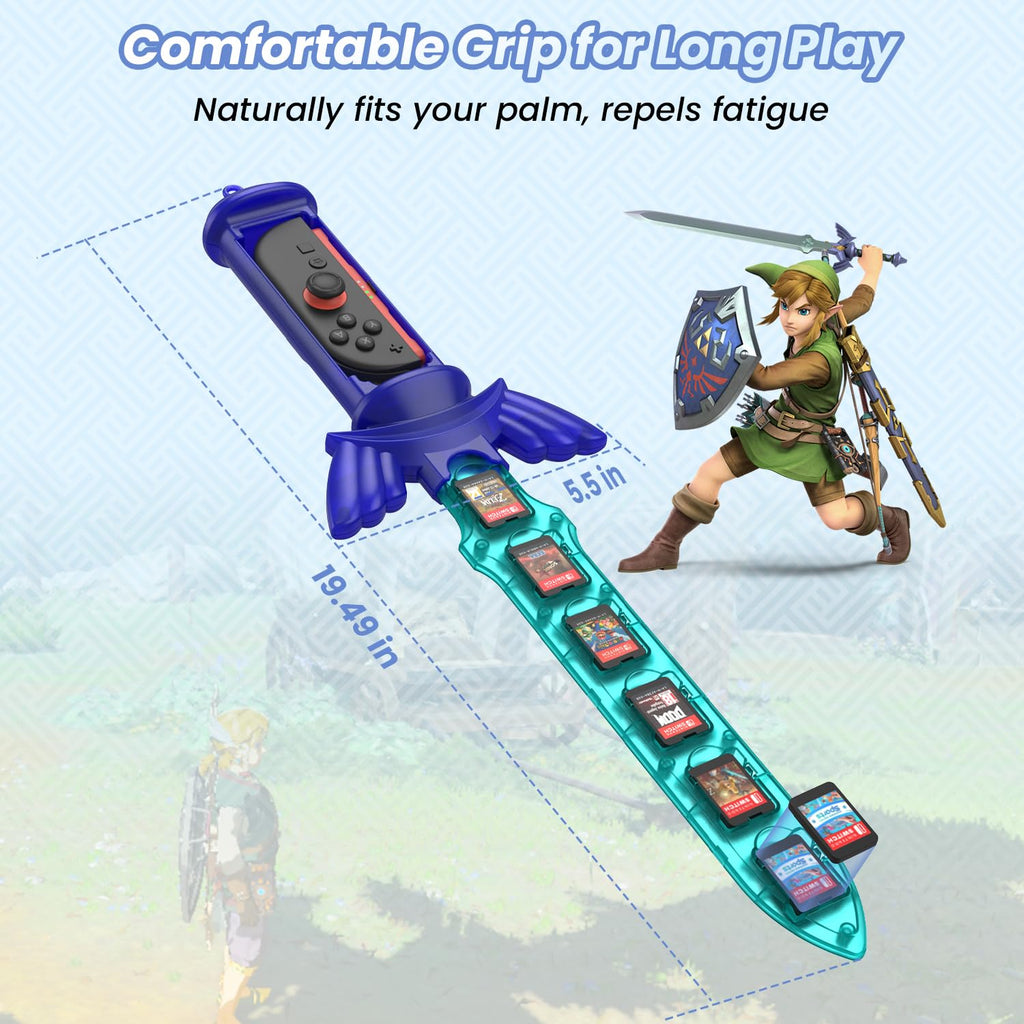 Switch Grip with 12 Game Card Holder P622
