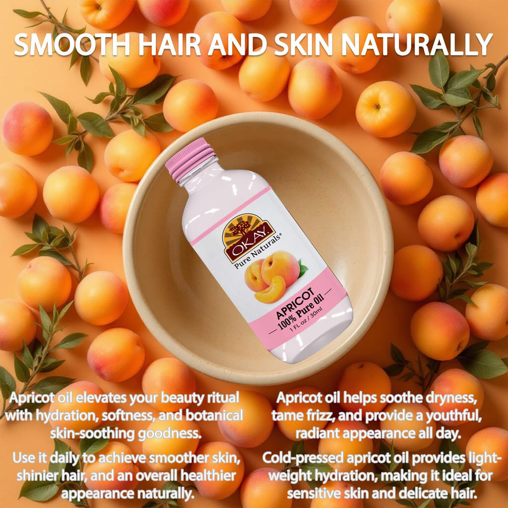 100% Pure Apricot Oil 1 oz P8029
