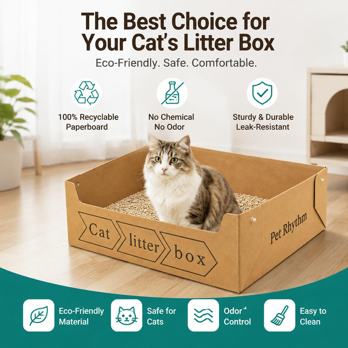 Disposable Cat Litter Box 3 Pack D213