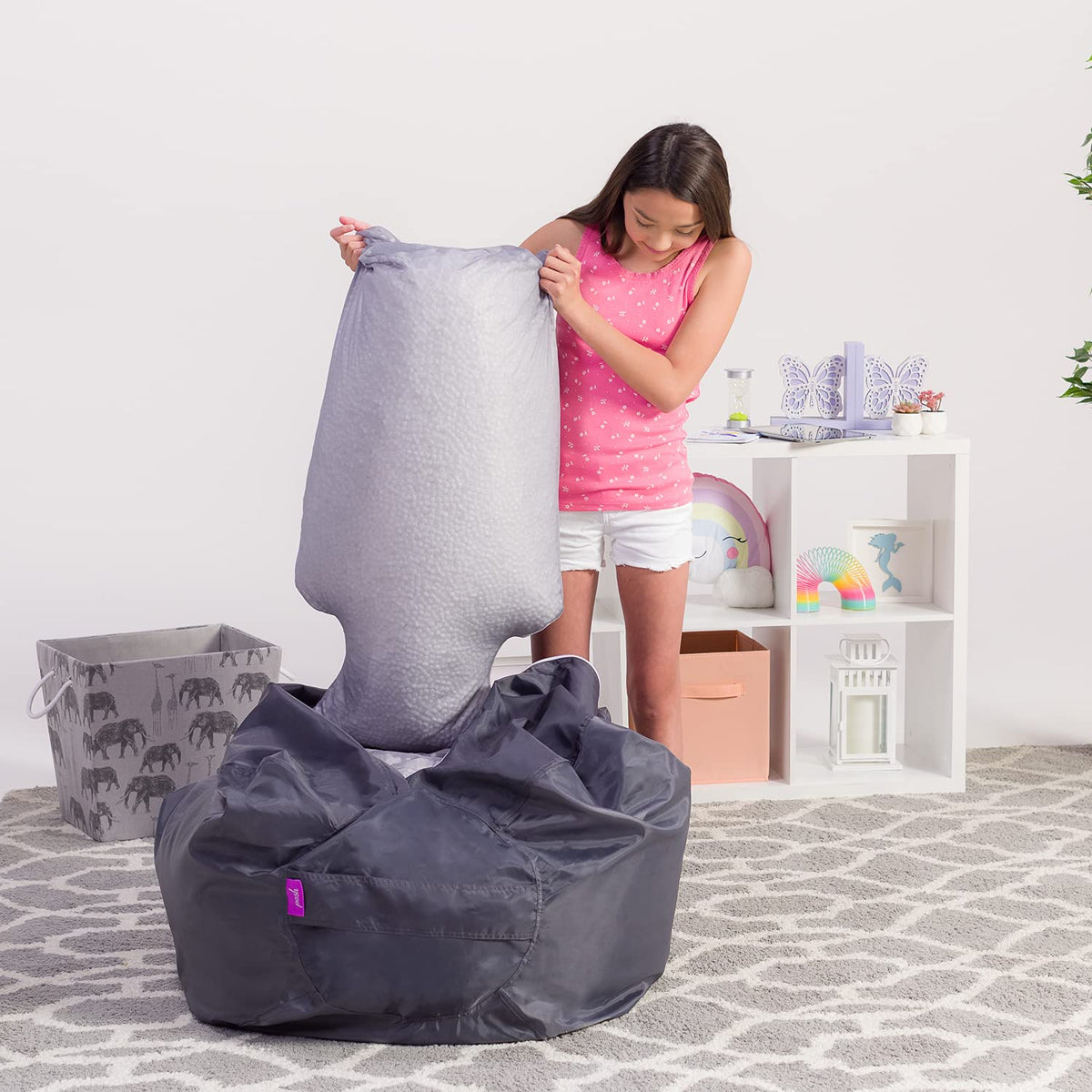 100 L White Bean Bag Refill U28849