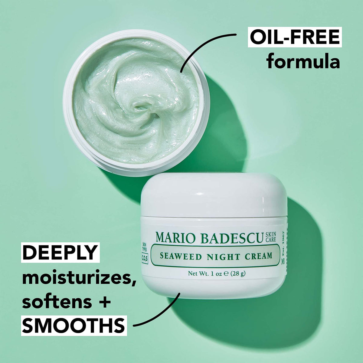 Seaweed Night Cream Oil-Free Moisturizer with Collagen D43937