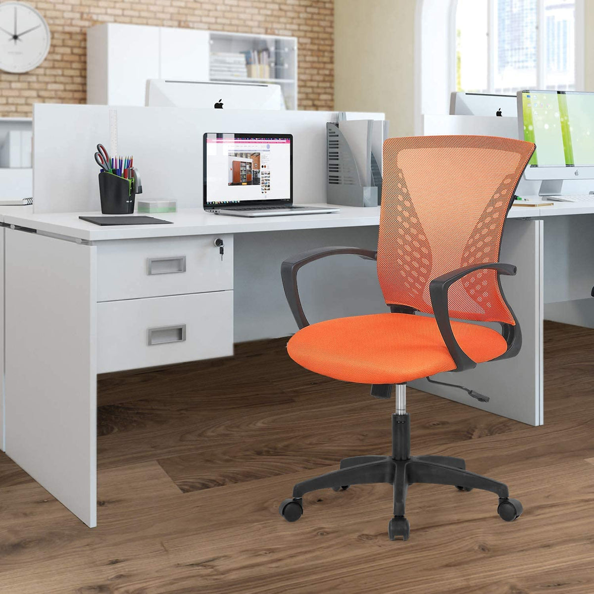 Orange Ergonomic Mesh Office Chair Q5015