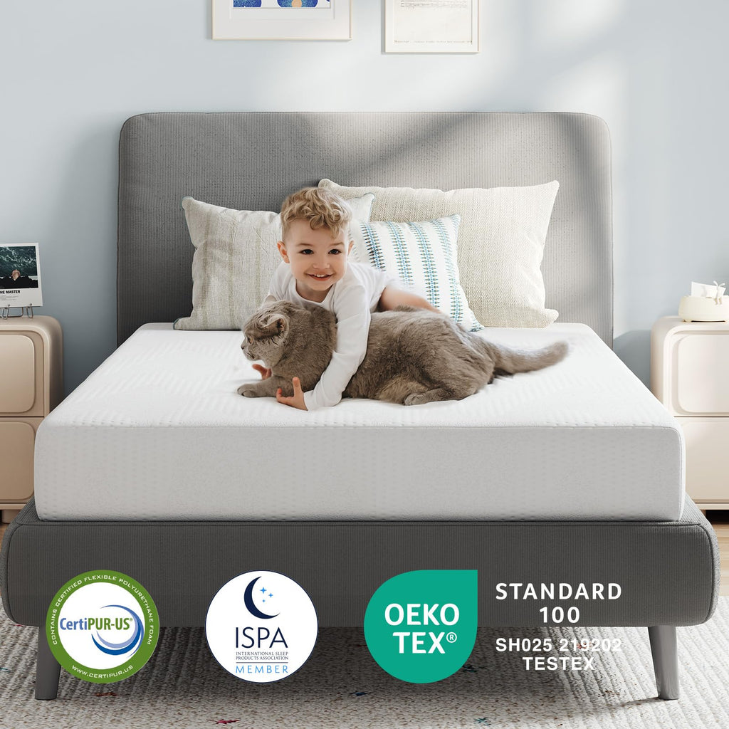 5 Inch Gel Memory Foam Twin Mattress N543076
