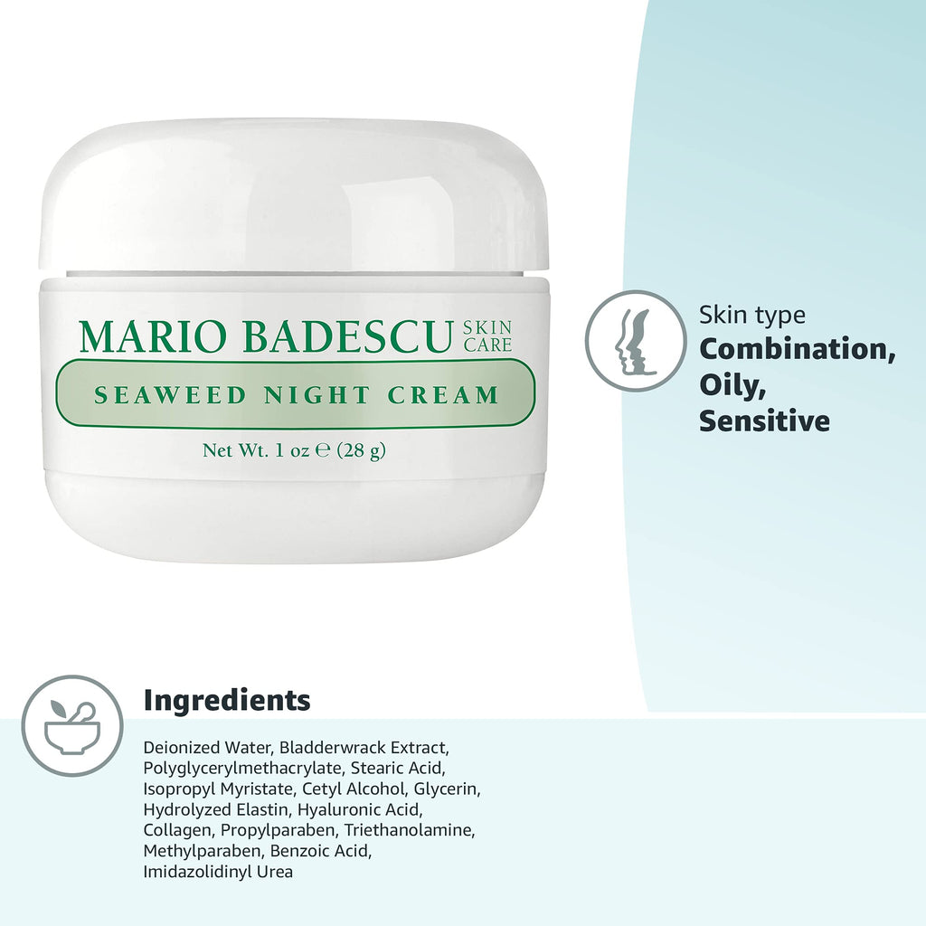 Seaweed Night Cream Oil-Free Moisturizer with Collagen D43937