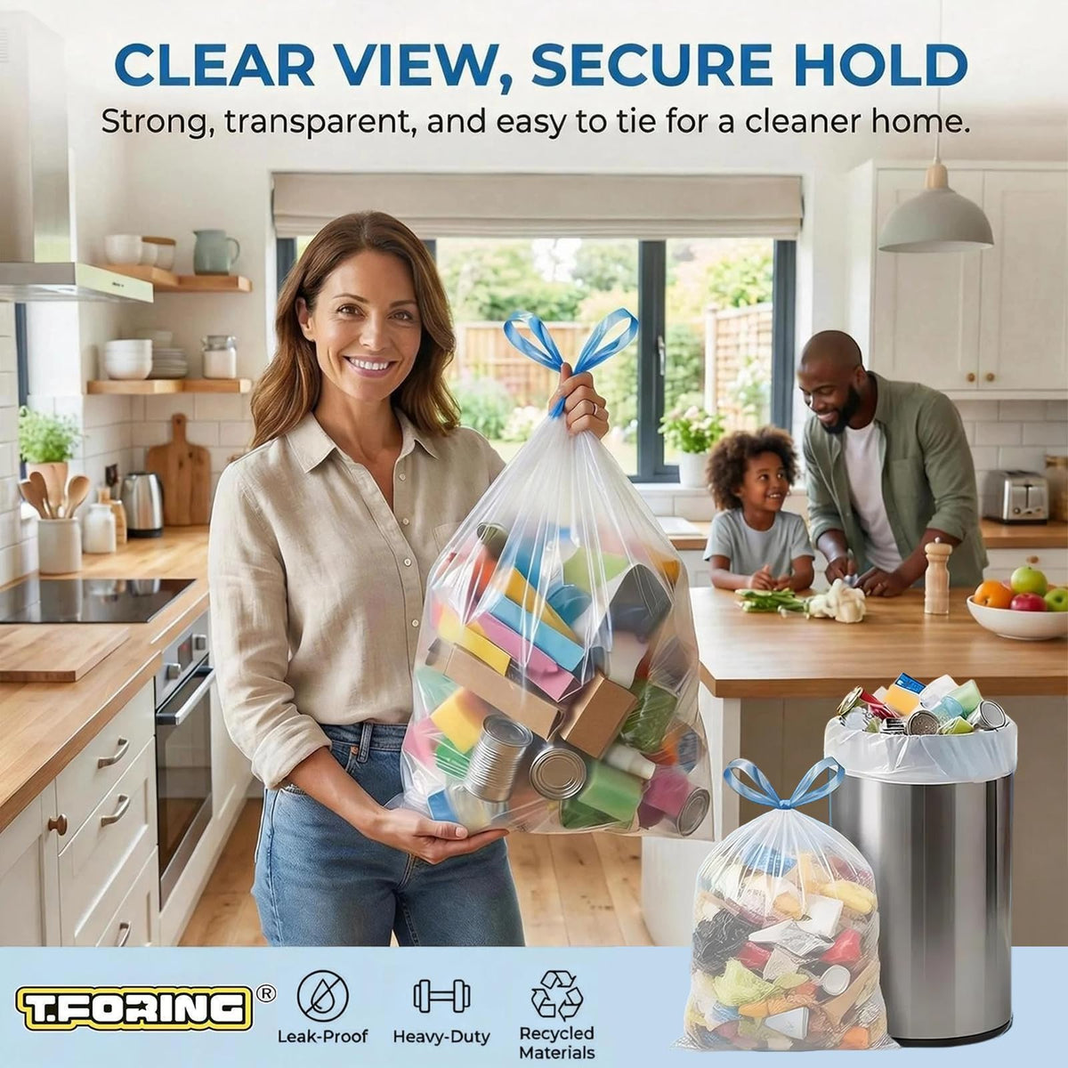 4 Gallon Drawstring Unscented Trash Bags 120 Count Z2946