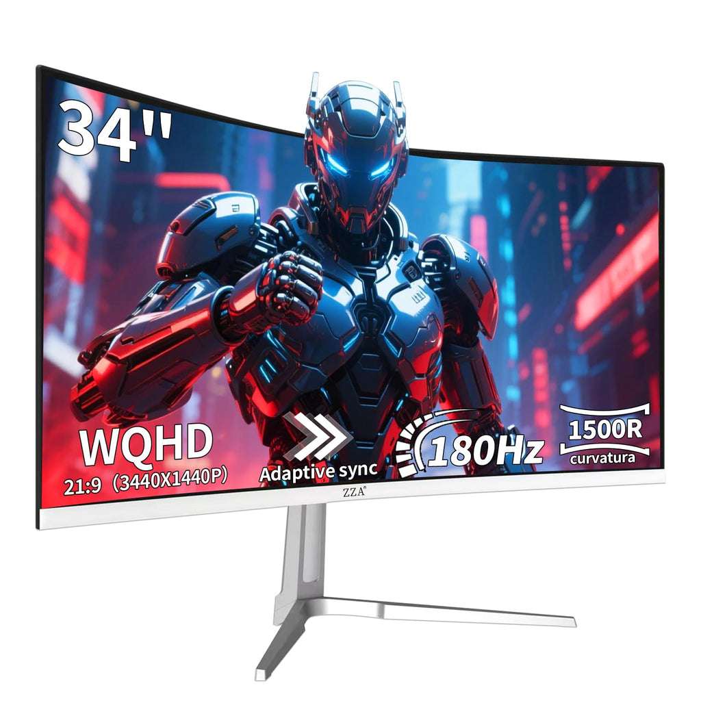 34 Inch Curved 1500R WQHD 180hz VA Gaming Monitor R786516