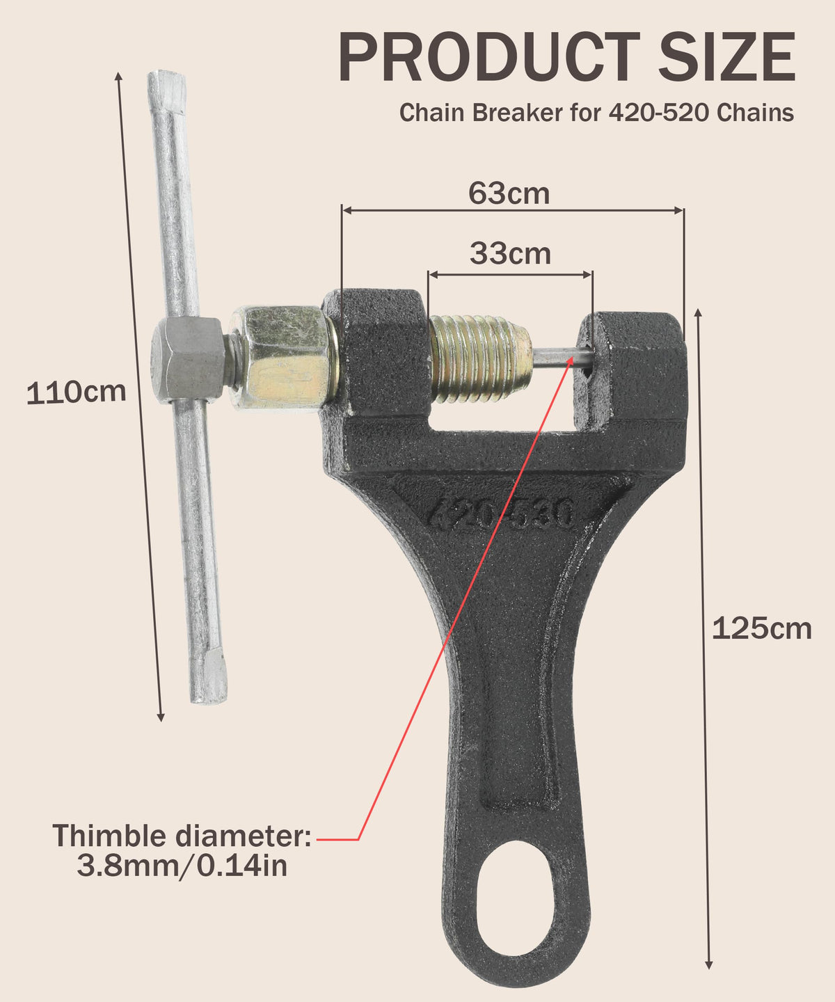 Chain Breaker Riveting Tool V342371