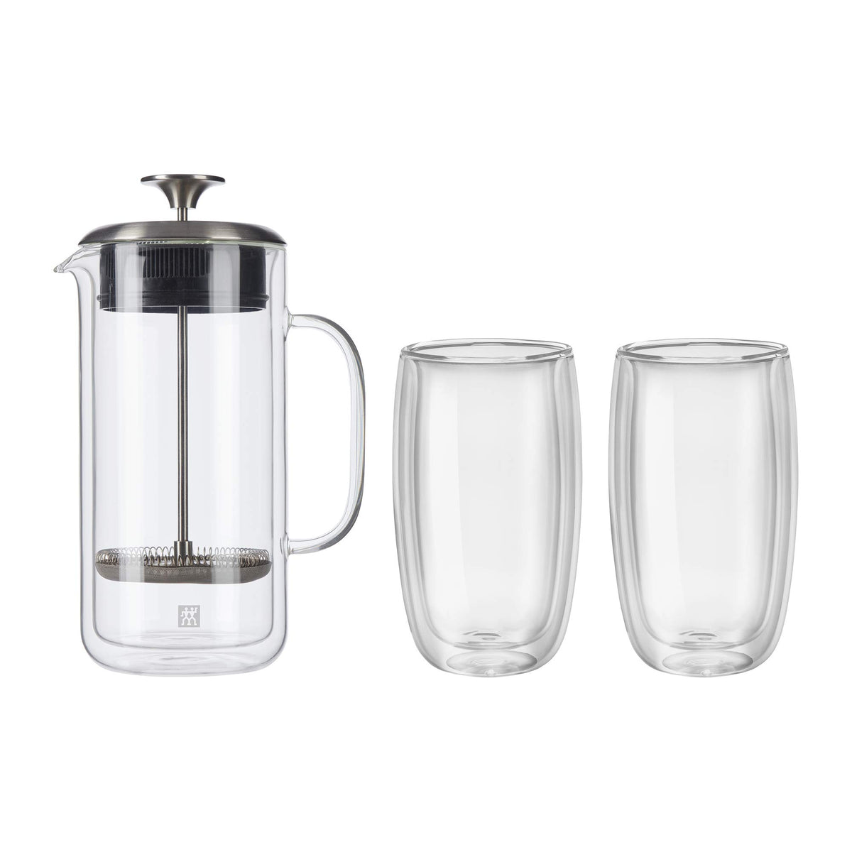 Double Wall French Press and Latte Glass G255564