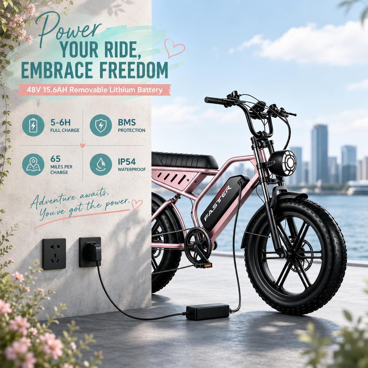 1500W 20" Fat Tire Electric Bike Z775243