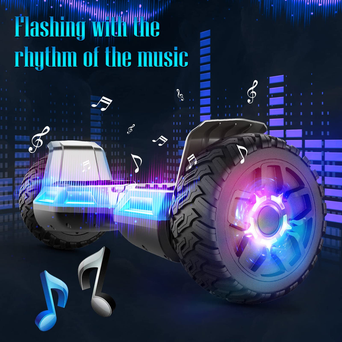 8.5'' Offroad Hoverboard with Lights and Bluetooth G99026