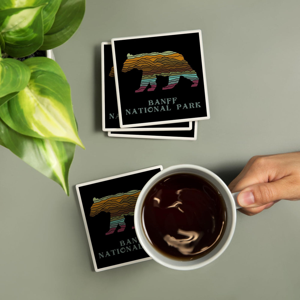 Ceramic Coasters Set of 4 P624757