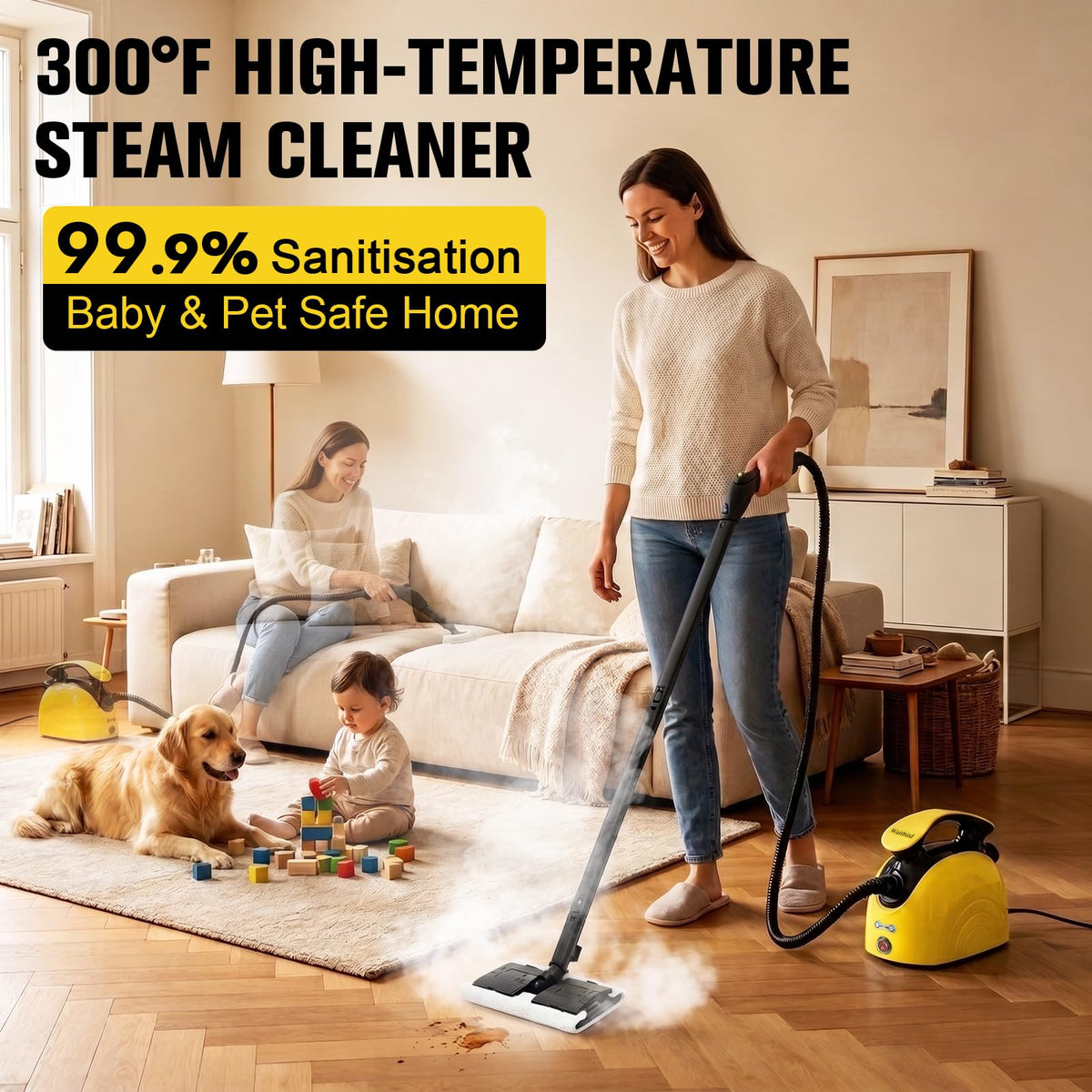 4.5 Bar 300°F Steam Cleaner U875