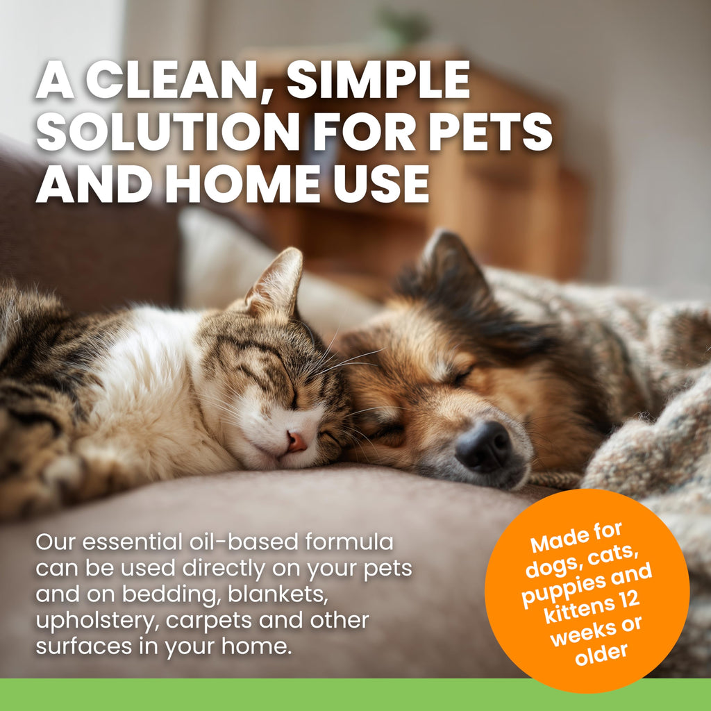 Plant-Based Flea & Tick Spray for Dogs & Cats X373