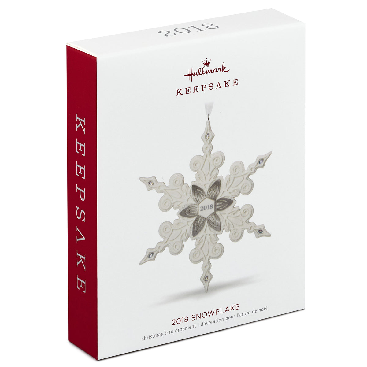 Porcelain Snowflake Christmas Ornament R151