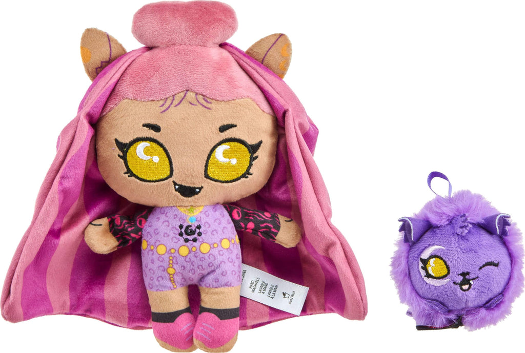 Plush Doll Set with Pet Dog and Backpack P7095