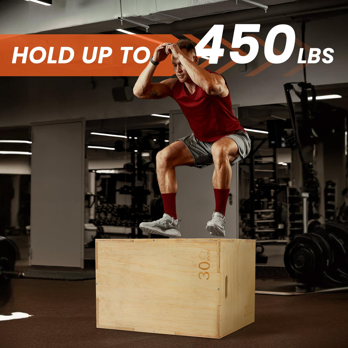 Wooden Plyo Box 30" x 24" x 20" S4894