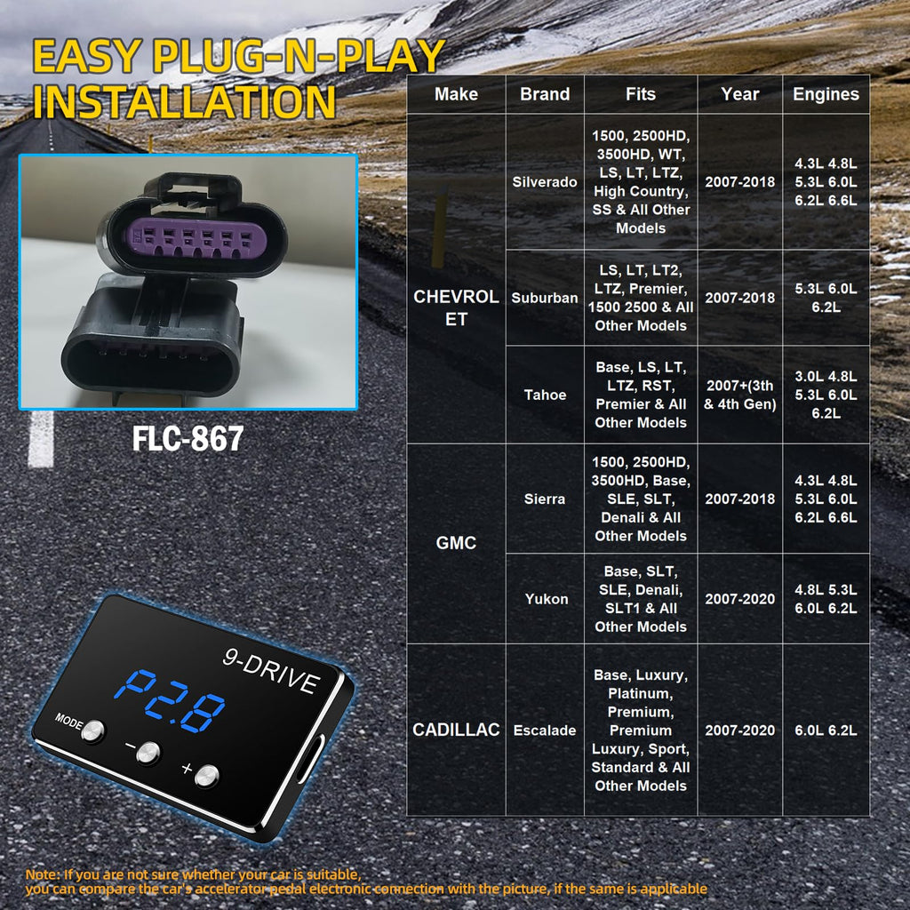 9 Drive Modes Electronic Accelerator Z20757