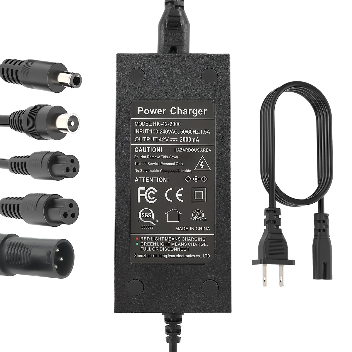 42V 2A Scooter Charger with 5 Types of Connectors Z271