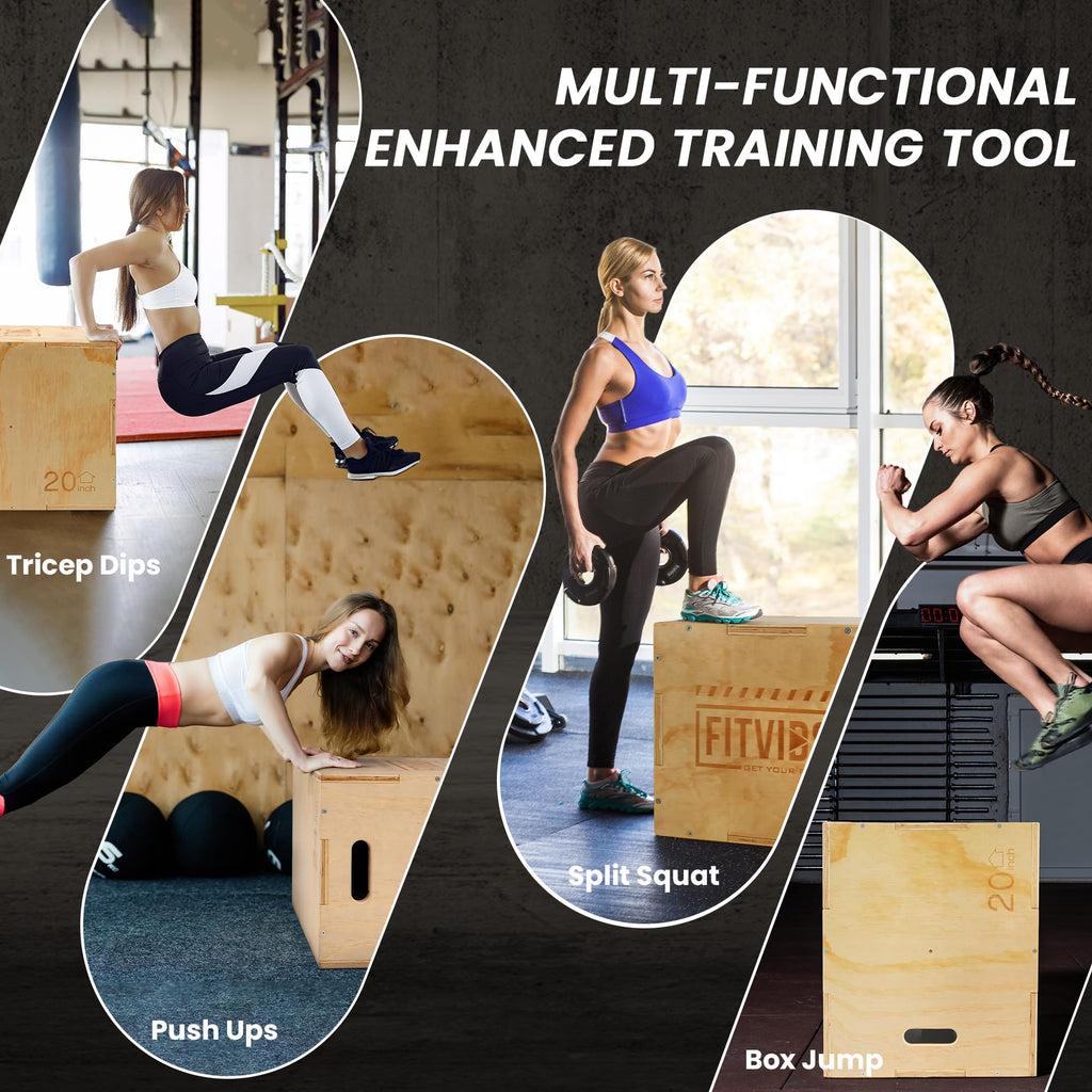 Wooden Plyo Box 30" x 24" x 20" S4894
