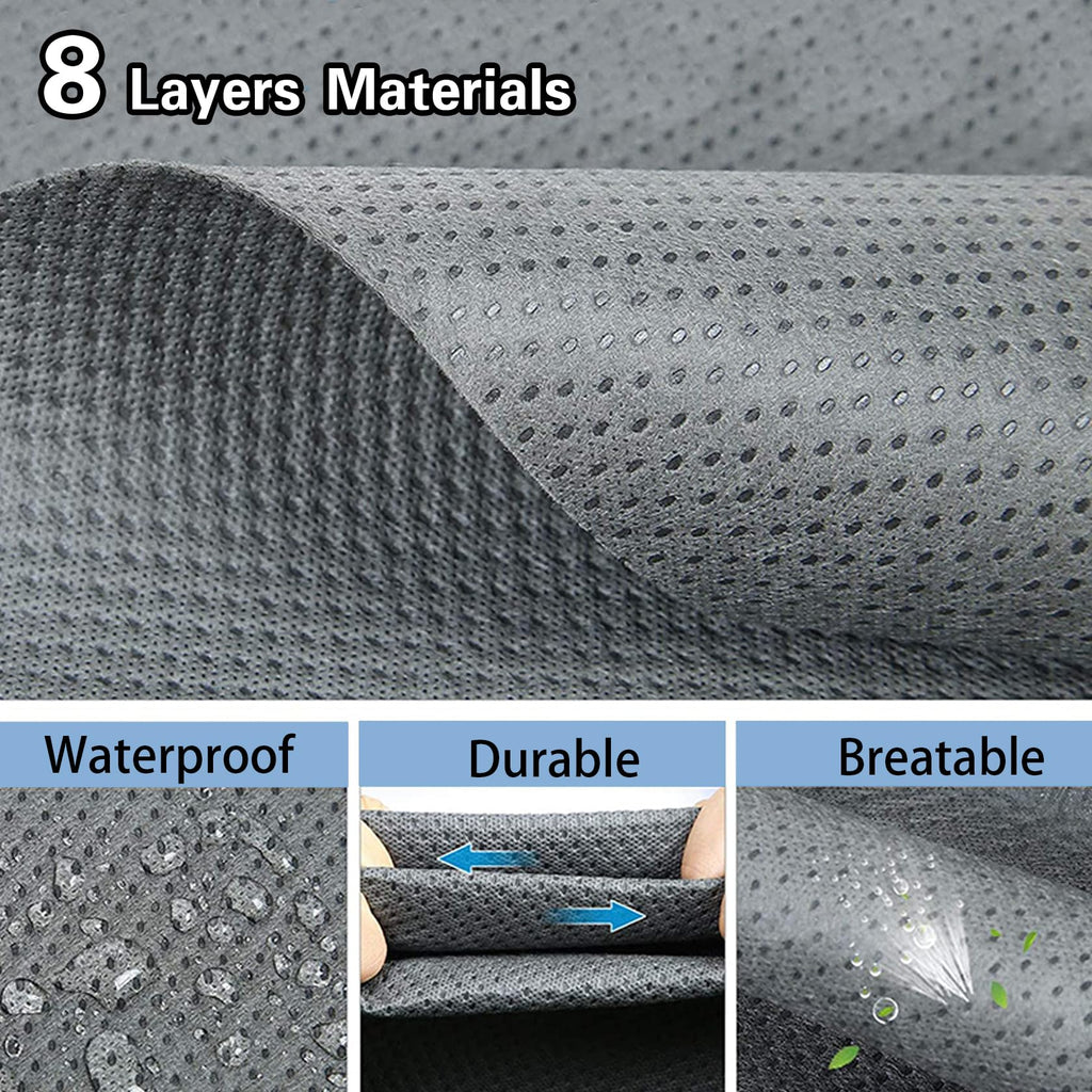 24-27FT 8 Layers Windproof RV Cover with Tire Cover P173