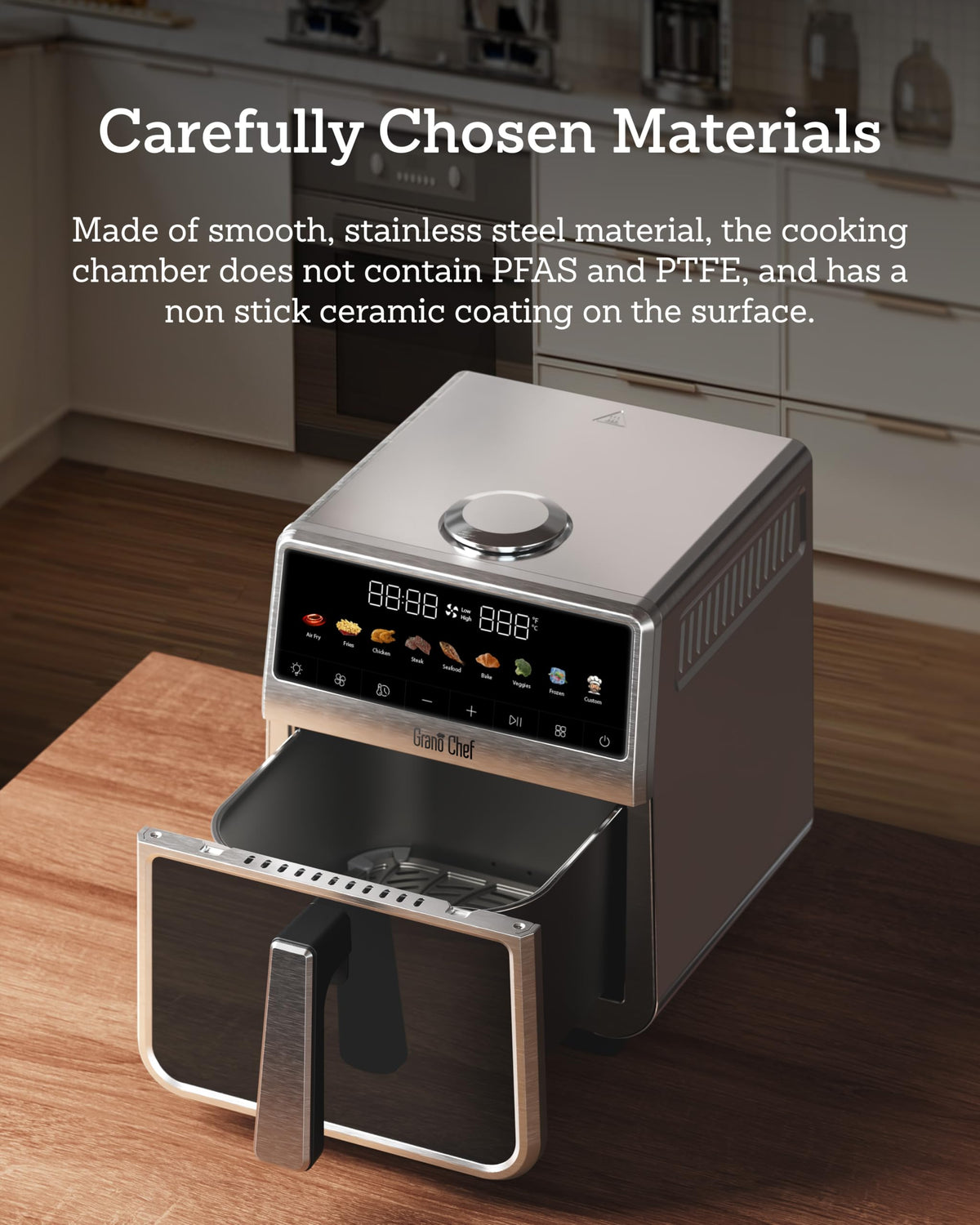 6Qt Stainless Steel Air Fryer F953433