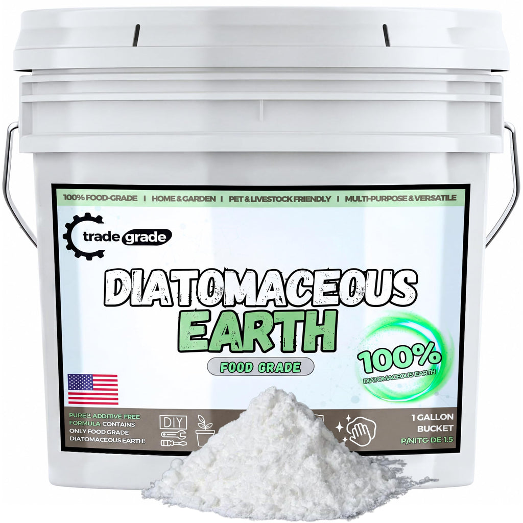 100% Food-Grade Diatomaceous Earth Powder 1 Gallon Q5686