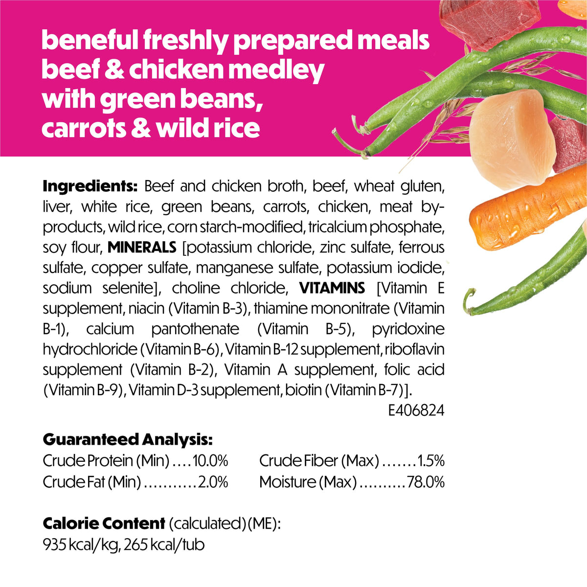 Beef & Chicken Dog Food 8 x 10 oz U333860