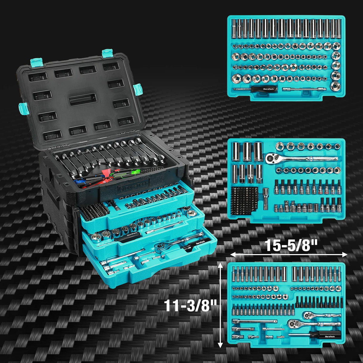 497-Piece Mechanics Tool Set with Tool Box R48579