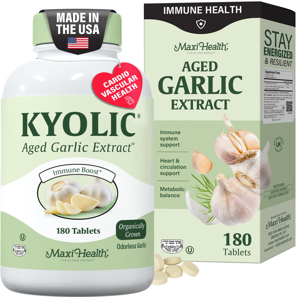 Aged Garlic Extract Supplement 180 Count K50046