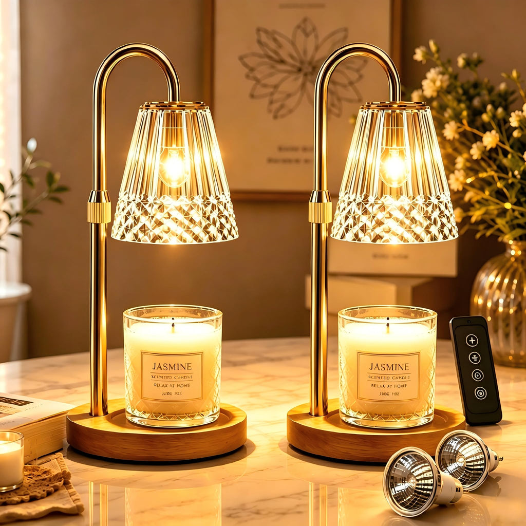 Candle Warmer Lamp 2 Pack with Timer & Dimmer S436500