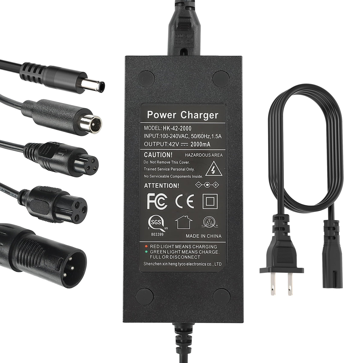 42V 2A Scooter Charger with 5 Types of Connectors Z271