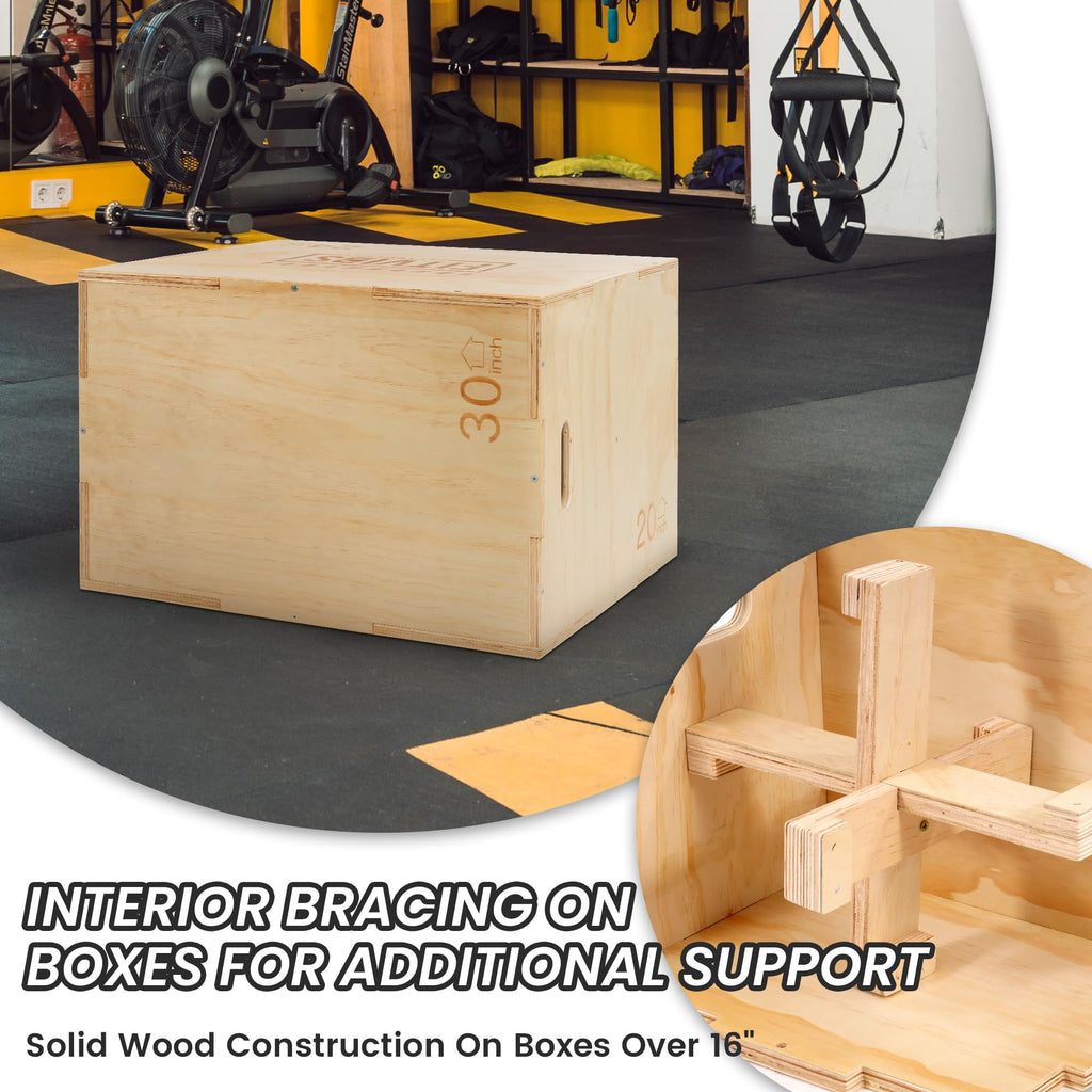Wooden Plyo Box 30" x 24" x 20" S4894