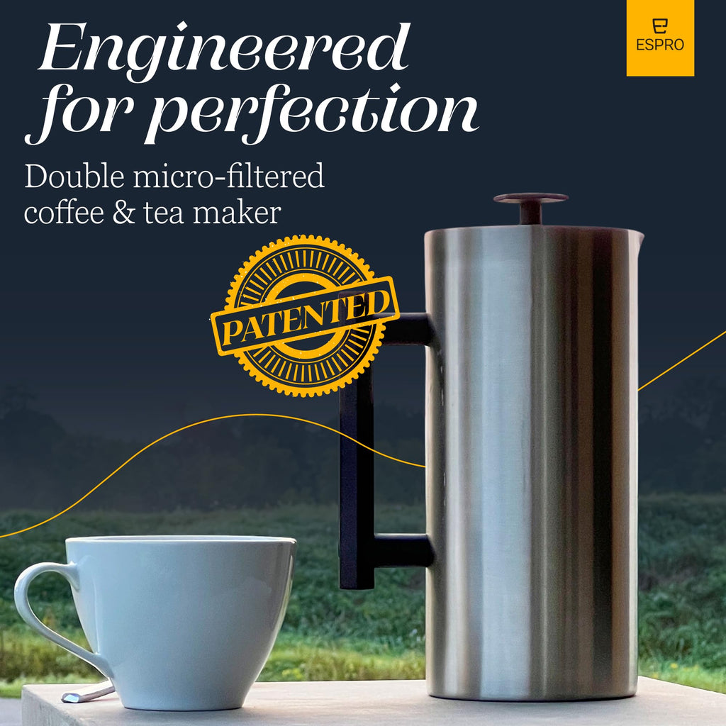 32oz Stainless Steel French Press M7881