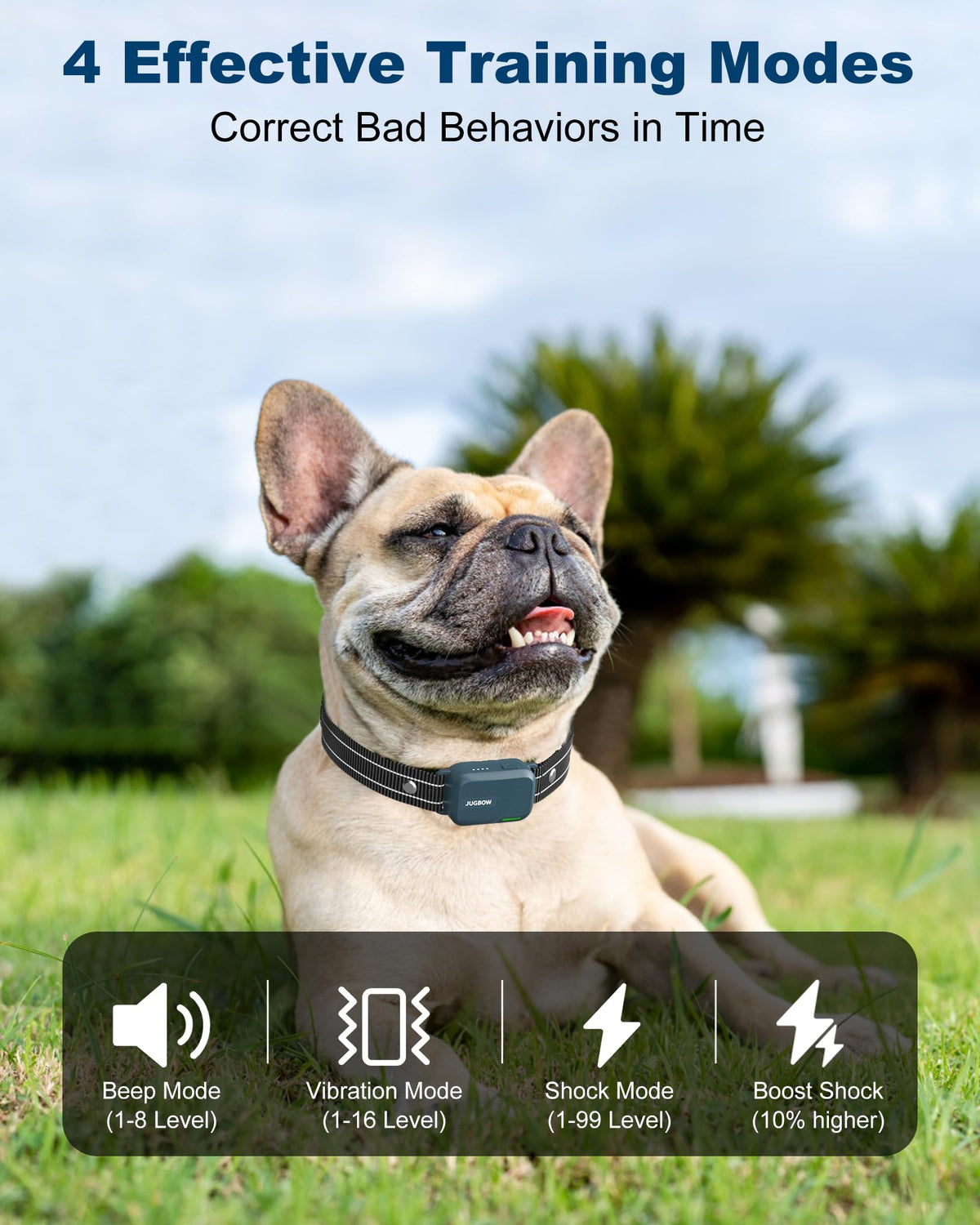 4500FT IPX8 Waterproof Rechargeable Dog Training Collar with Remote R613282