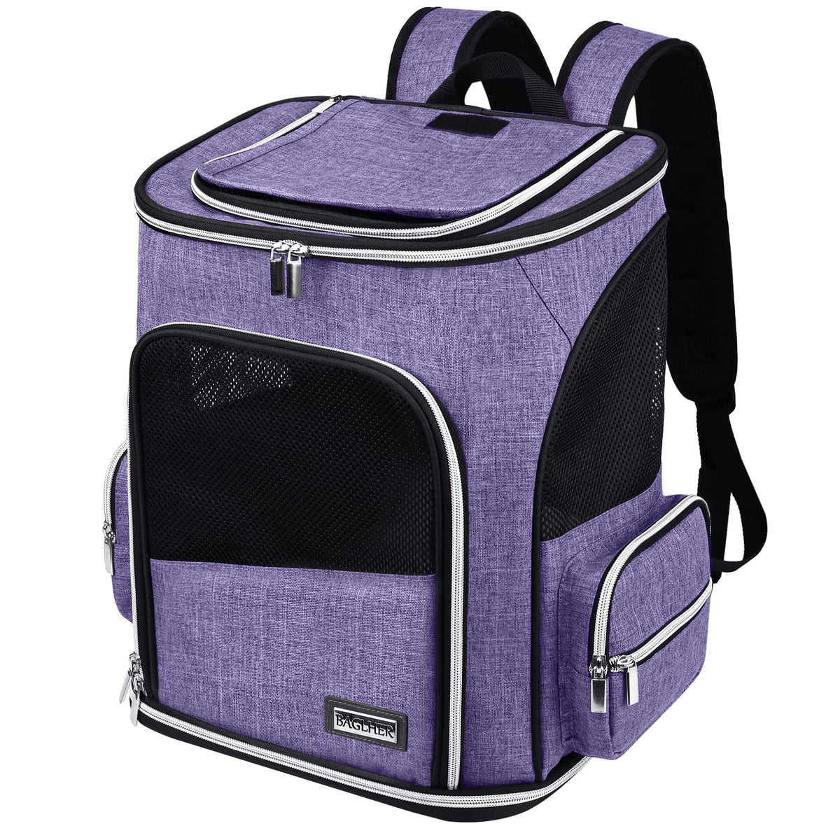 Expandable Ventilated Pet Carrier Backpack Y509602